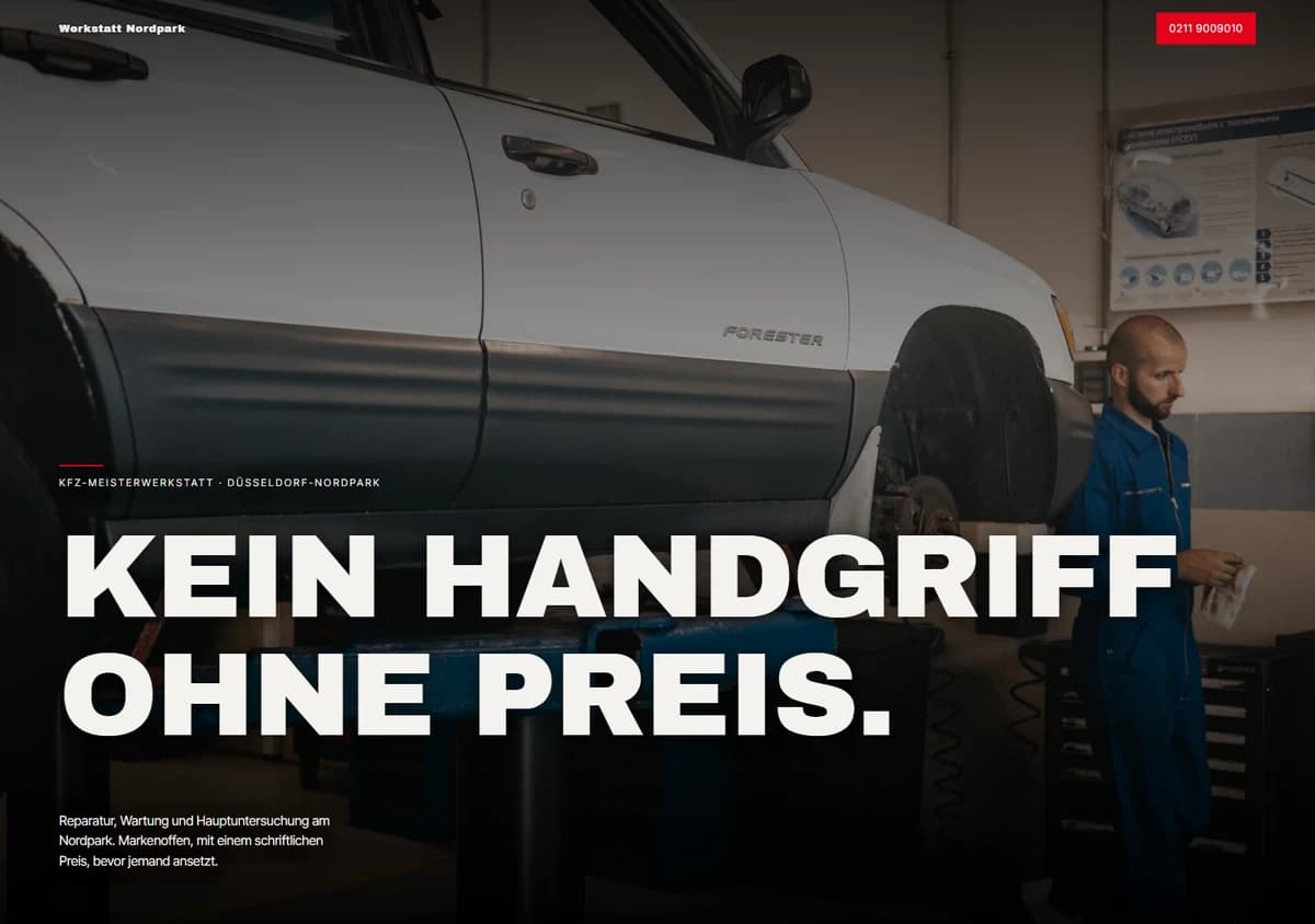 Musterseite KFZ-Meisterwerkstatt
