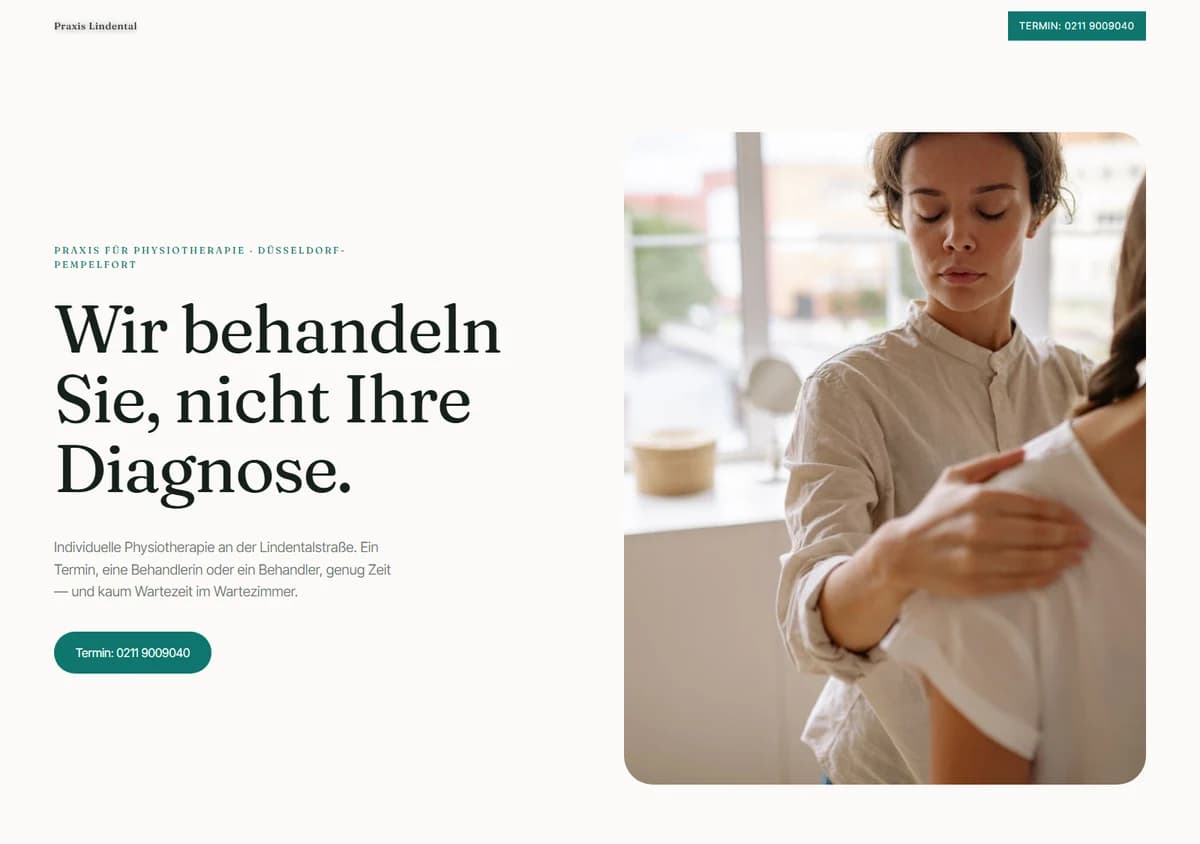 Musterseite Physiotherapie
